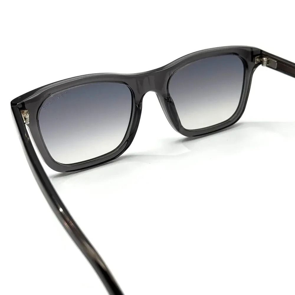 Tom Ford Sunglasses Barron TF1179 20B Gray Square Frame Gray Gradient Lens 54mm